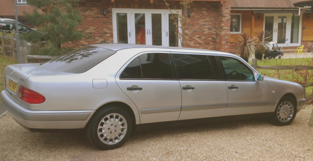 Silver Limousine at Home